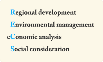 Regional developmen Environmental management eConomic analysis Social consideration